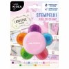 STEMPELKI SAMOTUSZUJĄCY ROLLER DEKORACYJNY 5 WZORÓW KWIATEK KIDEA